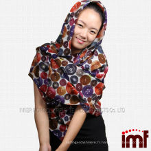 La Chine Fournisseur Approvisionnement Imprimer 100% Laine Mode Hijab